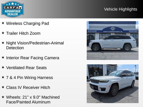 Used 2021 Jeep Grand Cherokee L Summit AWD/4WD image 12