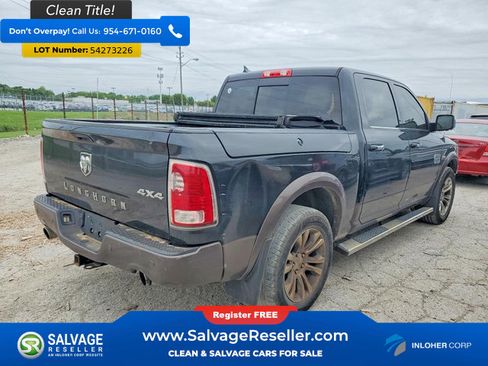 Used 2018 RAM 1500 Laramie Longhorn w/ Longhorn Southfork Package AWD/4WD image 4