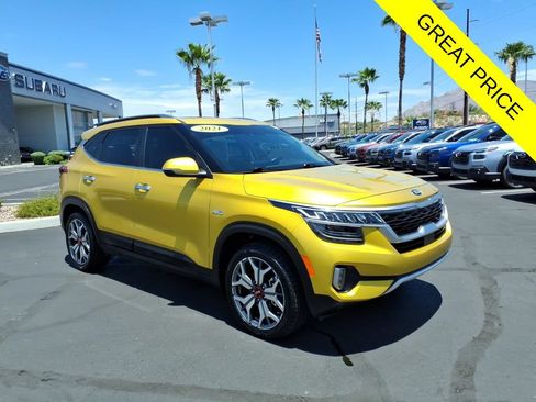 Used 2021 Kia Seltos SX w/ SX Sunroof Package AWD/4WD image 1