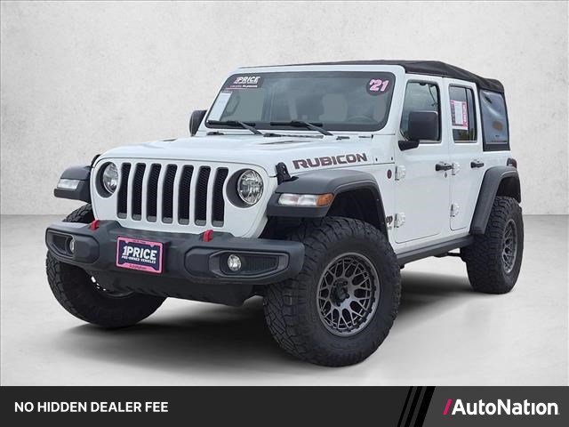 Used 2021 Jeep Wrangler Unlimited Rubicon w/ Cold Weather Group AWD/4WD image 1