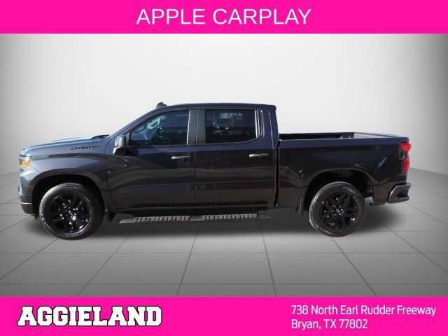 Used 2023 Chevrolet Silverado 1500 Custom w/ LPO, Dark Essentials Package RWD image 7