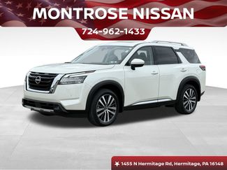 Used 2022 Nissan Pathfinder Platinum w/ Cargo Package AWD/4WD video 1