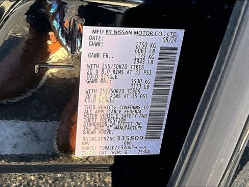 Certified 2025 INFINITI QX60 Luxe w/ Black Edition image 46