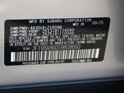 New 2025 Subaru WRX Premium image 20