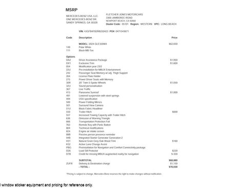 Certified 2024 Mercedes-Benz GLE 350 4MATIC image 4