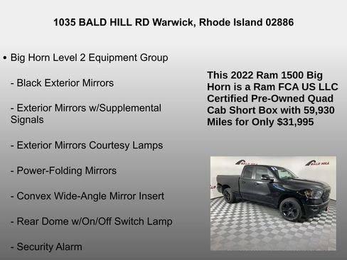 Used 2022 RAM 1500 Big Horn image 20