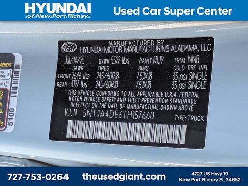 Certified 2026 Hyundai Santa Cruz SE FWD image 34