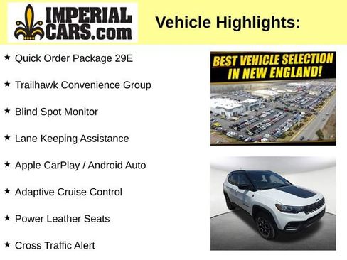 Used 2025 Jeep Compass Trailhawk w/ Trailhawk Convenience Group AWD/4WD image 3