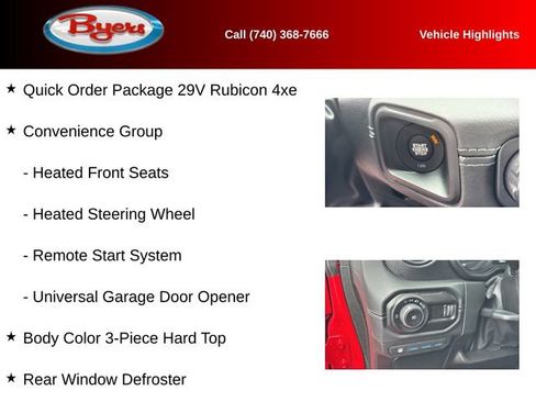 Used 2025 Jeep Wrangler Unlimited Rubicon 4xe w/ Convenience Group AWD/4WD image 12