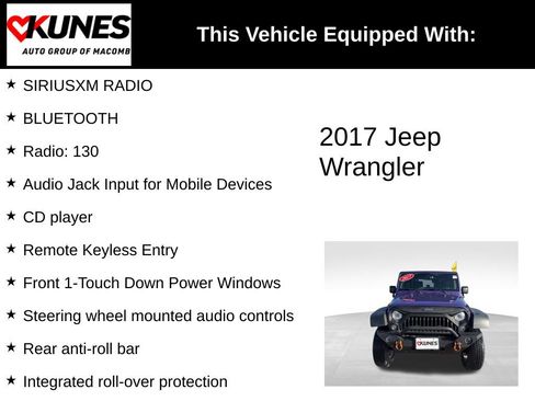 Used 2017 Jeep Wrangler Sport w/ Quick Order Package 23S image 3