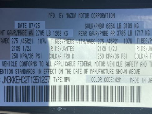 New 2026 MAZDA CX-90 3.3 Turbo S w/ Premium Plus image 49