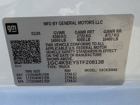 New 2026 Chevrolet Silverado 3500 W/T image 27