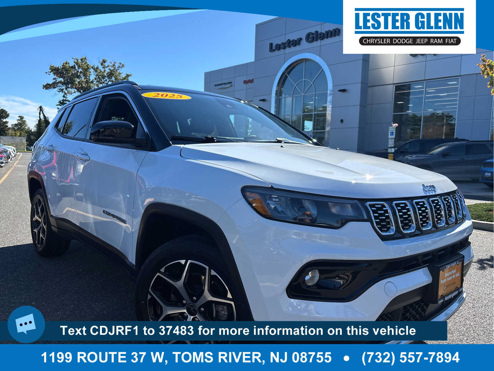 Certified 2025 Jeep Compass Limited AWD/4WD image 1