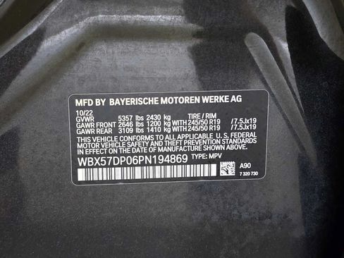 Used 2023 BMW X3 xDrive30i w/ Premium Package w/ZPA AWD/4WD image 39