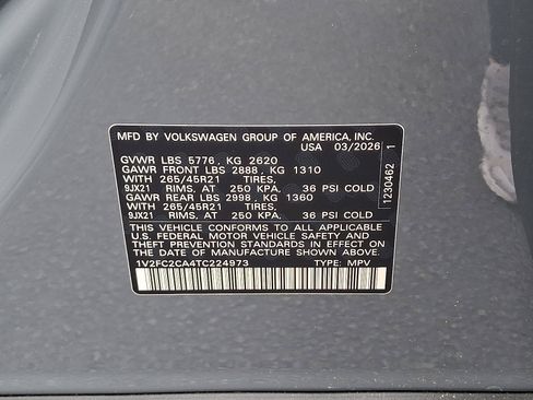 New 2026 Volkswagen Atlas Cross Sport SEL Premium R-Line AWD/4WD image 18
