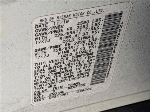 Used 2020 Nissan Rogue S FWD image 15