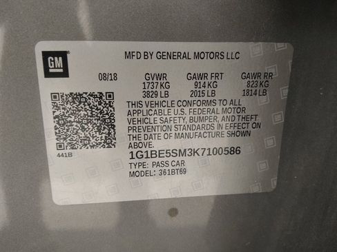 Used 2019 Chevrolet Cruze LT w/ Convenience Package FWD image 33
