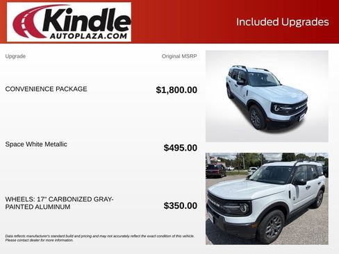 New 2026 Ford Bronco Sport Big Bend w/ Convenience Package AWD/4WD image 5