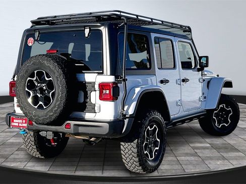 Used 2021 Jeep Wrangler Unlimited Rubicon 4xe w/ Steel Bumper Group image 14