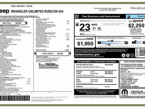 Used 2021 Jeep Wrangler Unlimited Rubicon image 5