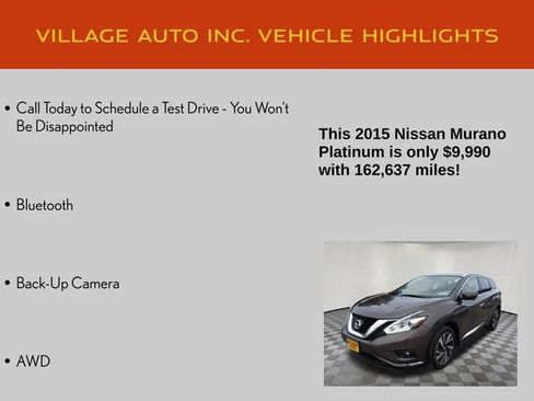 Used 2015 Nissan Murano Platinum w/ Platinum Technology Package image 21