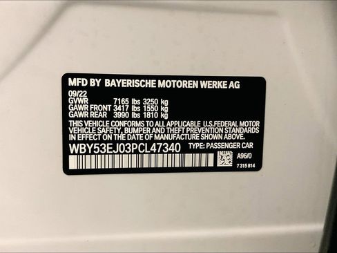 Certified 2023 BMW i7 xDrive60 AWD/4WD image 32