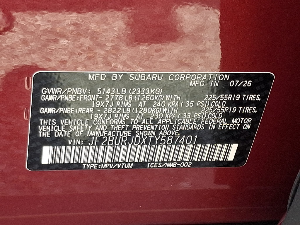 New 2026 Subaru Outback Touring XT AWD/4WD image 10