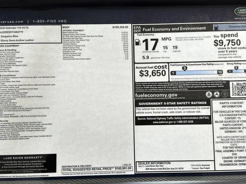 New 2026 Land Rover Defender 110 OCTA image 26