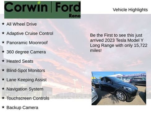 Used 2023 Tesla Model Y Long Range AWD/4WD image 4