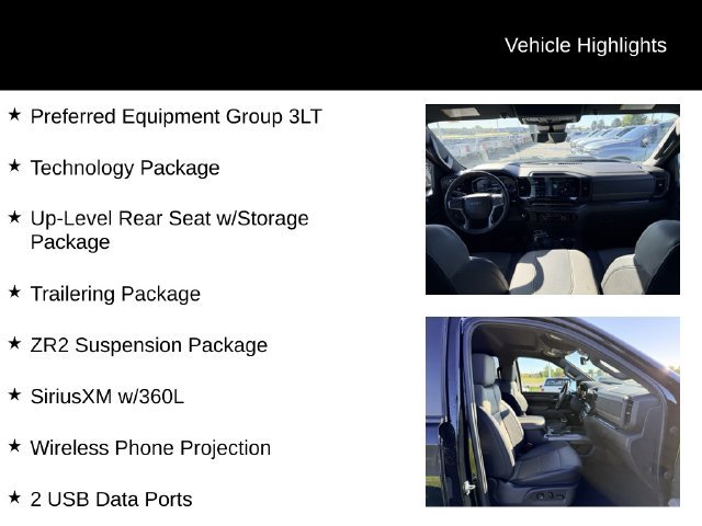 Used 2023 Chevrolet Silverado 1500 ZR2 w/ Technology Package AWD/4WD image 12
