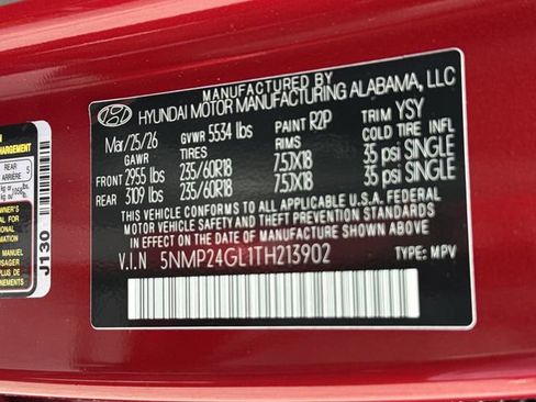 New 2026 Hyundai Santa Fe SEL FWD image 32