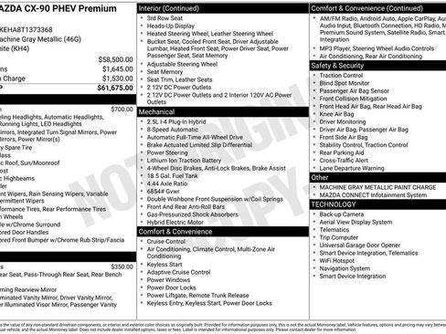New 2026 MAZDA CX-90 Plug-In Hybrid w/ Premium Plus image 4