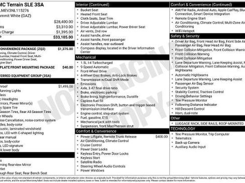 Used 2022 GMC Terrain SLE w/ Driver Convenience Package FWD image 16