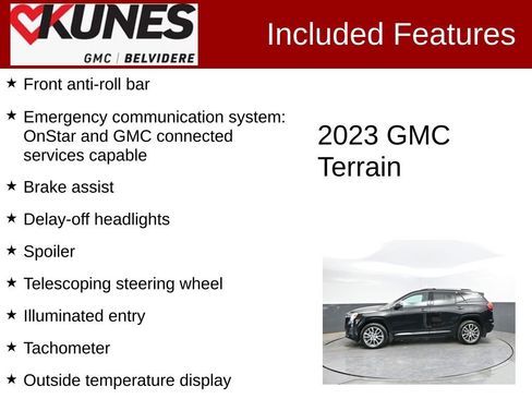 Used 2023 GMC Terrain Denali w/ Denali Premium Package AWD/4WD image 3