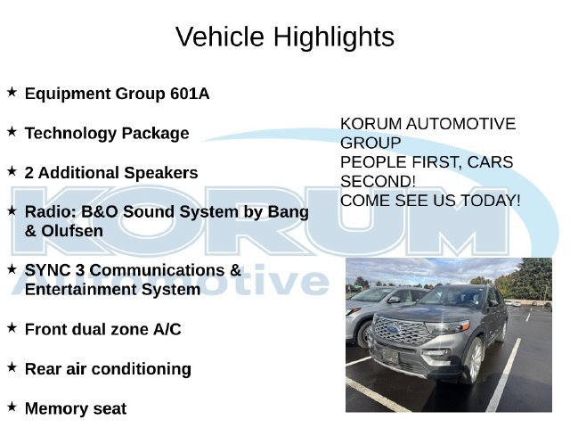 Used 2023 Ford Explorer Platinum w/ Technology Package AWD/4WD image 7