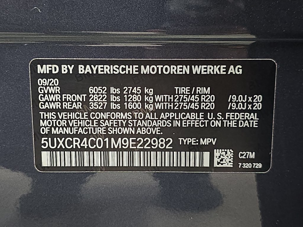 Used 2021 BMW X5 sDrive40i w/ Premium Package RWD image 34