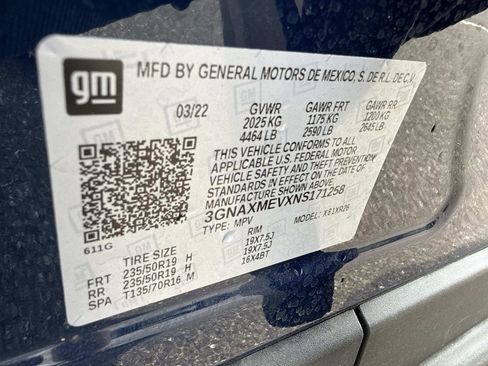 Used 2022 Chevrolet Equinox RS w/ Infotainment Package FWD image 31