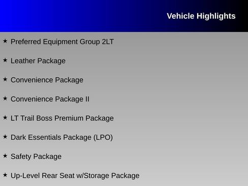 Used 2025 Chevrolet Silverado 1500 LT Trail Boss w/ LT Trail Boss Premium Package AWD/4WD image 16