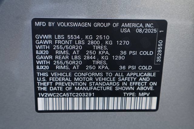 Certified 2026 Volkswagen Atlas Cross Sport SE FWD image 27