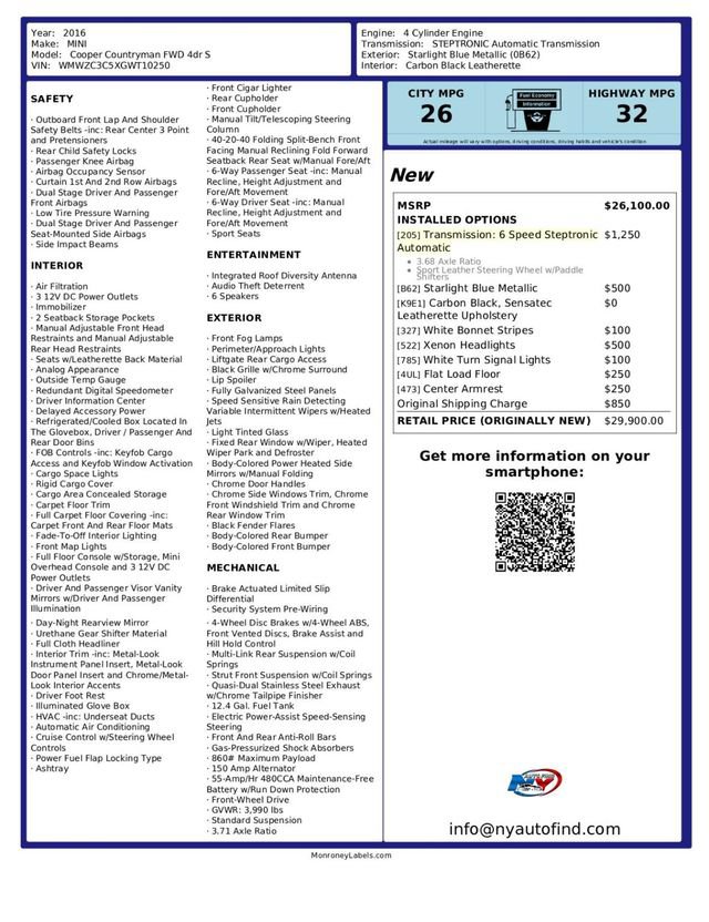 Used 2016 MINI Cooper Countryman S FWD image 13