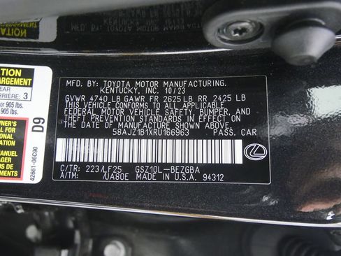 Used 2024 Lexus ES 350 F Sport w/ Accessory Package (Z2) image 28