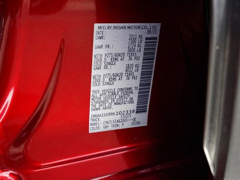Used 2024 Nissan Titan Platinum Reserve w/ Moonroof Package AWD/4WD image 35