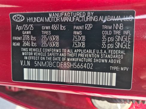 Used 2025 Hyundai Tucson SEL AWD/4WD image 36
