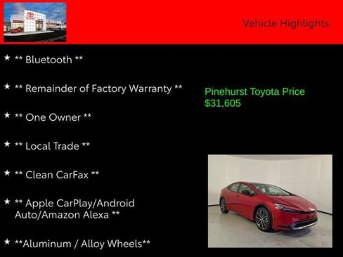 Used 2026 Toyota Prius XLE image 7