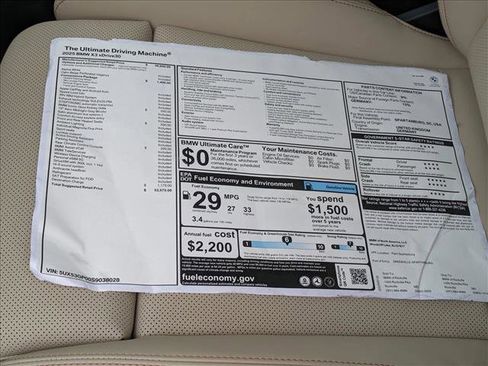 Used 2025 BMW X3 xDrive30i w/ Convenience Package image 19