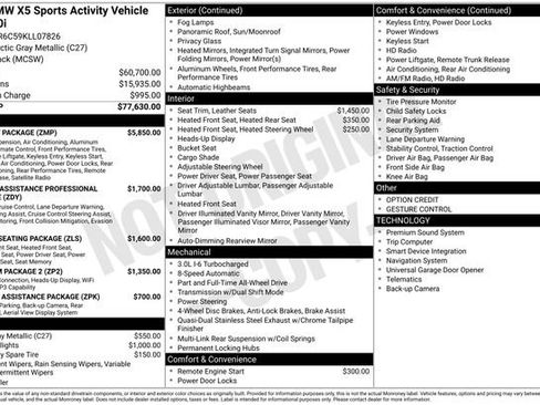 Used 2019 BMW X5 xDrive40i w/ M Sport Package image 38
