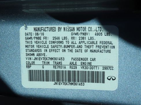 Used 2017 INFINITI Q60 w/ Cargo Package image 21