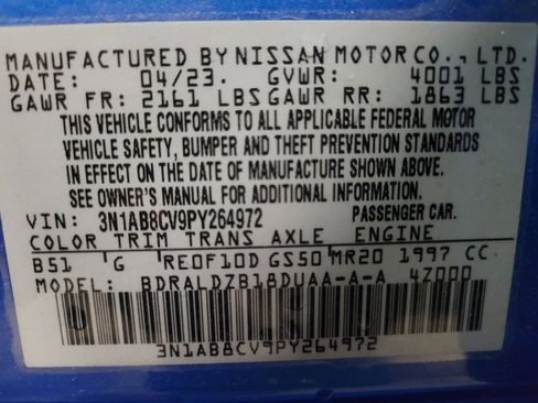 Used 2023 Nissan Sentra SV w/ All-Weather Package FWD image 33