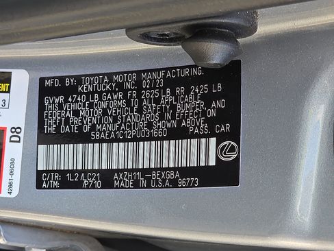 Certified 2023 Lexus ES 300h w/ Luxury Package image 27