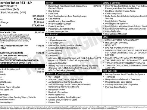 New 2026 Chevrolet Tahoe RST w/ Comfort Package AWD/4WD image 6